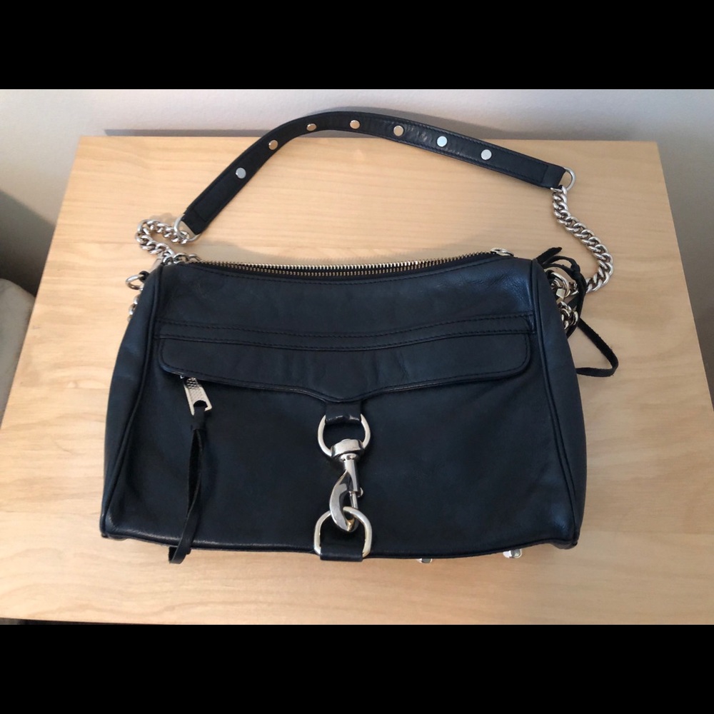 Rebecca Minkoff MAC Crossbody - Black/Gold